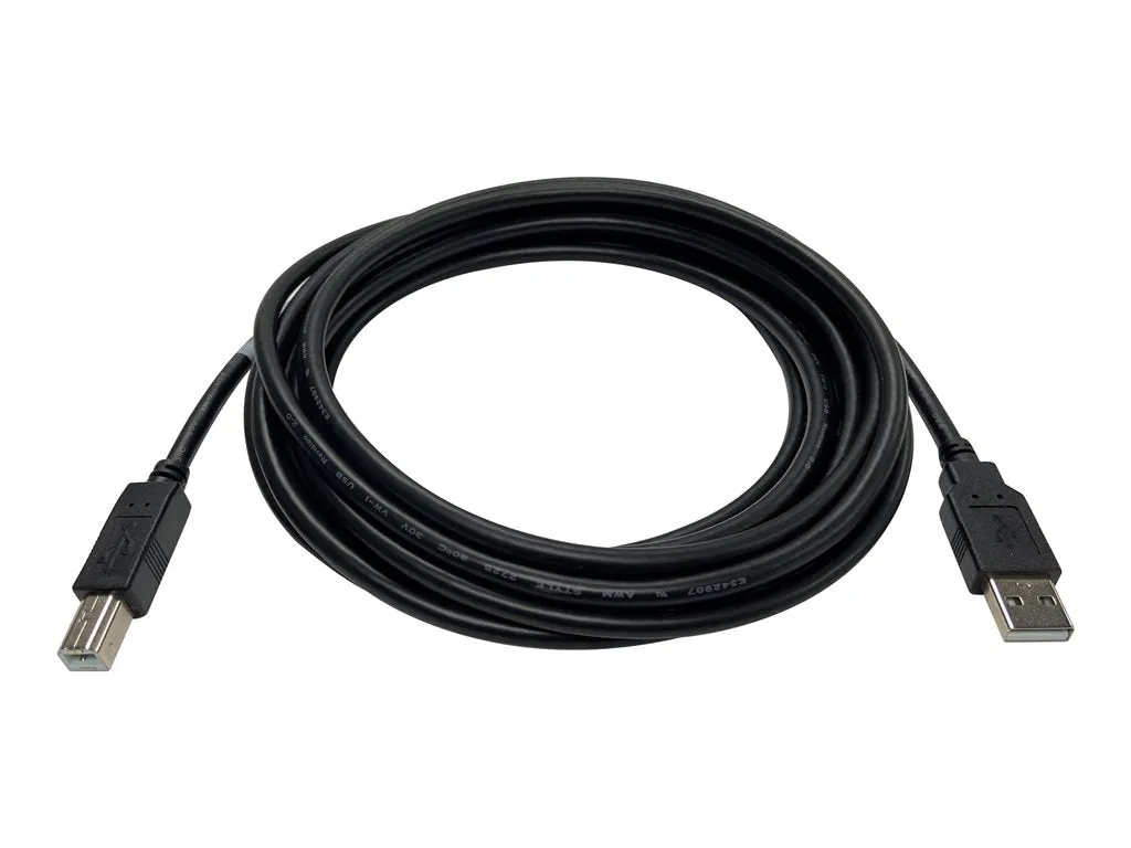 Black Box - USB cable - USB (M) to USB Type B (M) - USB 2.0 - 15 ft - black USB05-0015-R2