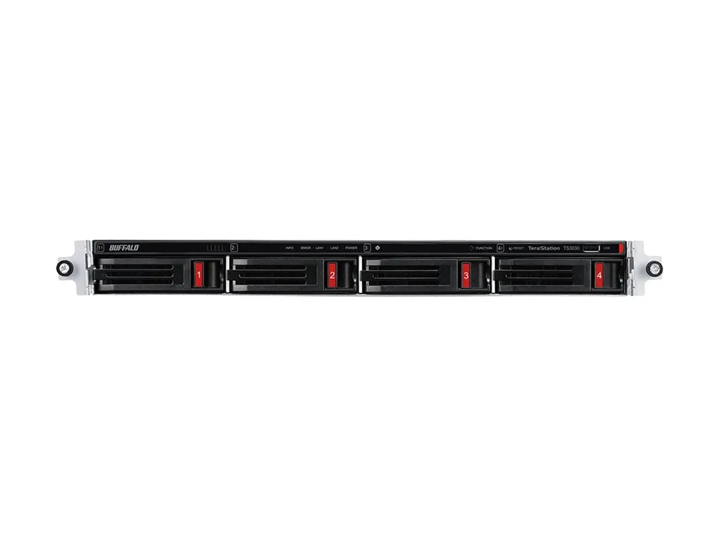 BUFFALO TeraStation 3030 Series TS3430RN - NAS server - 4 bays - 4 TB - rack-mountable - HDD 2 TB x 2 - RAID 1, RAID 0, JBOD, TS3430RN0402