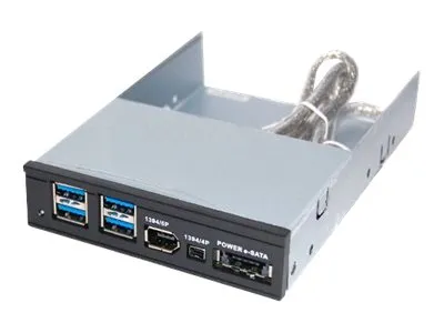 Bytecc UFE-421 - Hub - 4 x SuperSpeed USB 3.0   2 x IEEE 1394 (FireWire)   1 x eSATA