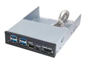 Bytecc UFE-421 - Hub - 4 x SuperSpeed USB 3.0   2 x IEEE 1394 (FireWire)   1 x eSATA