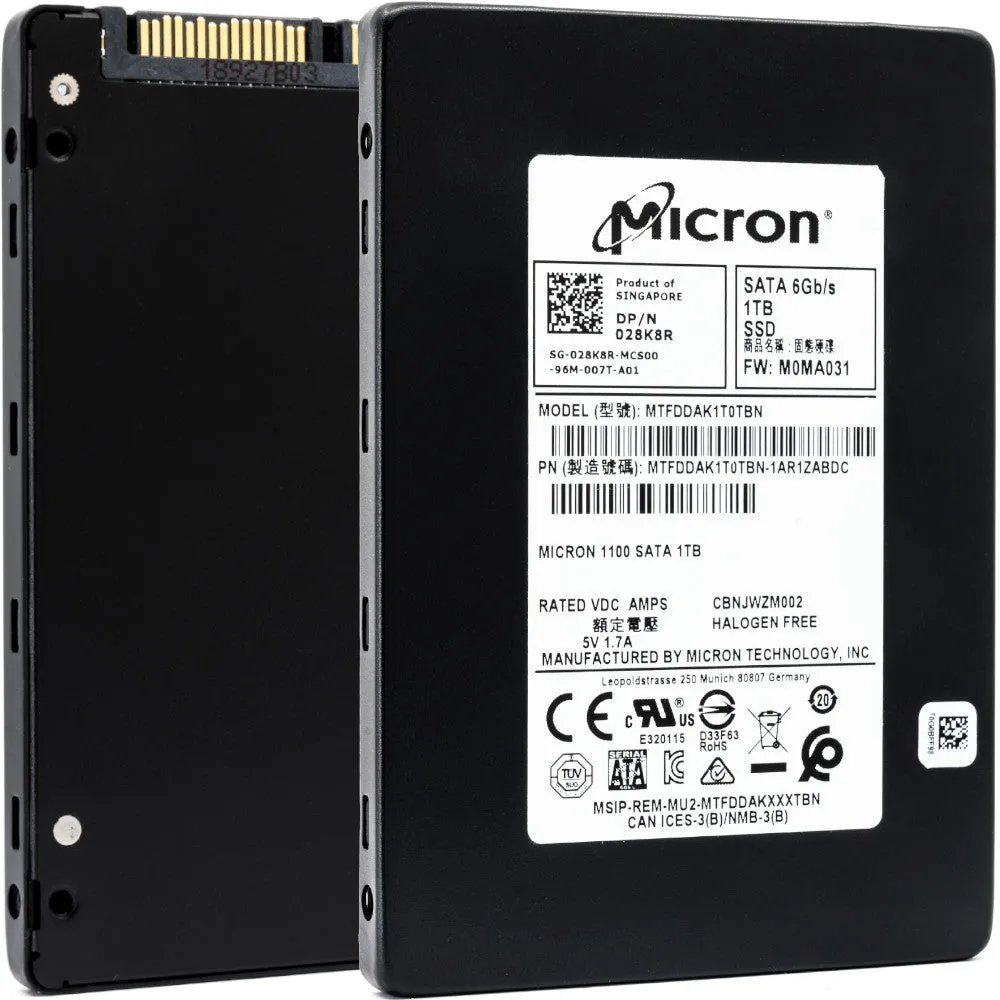 Dell 028K8R 1TB SATA 6Gb/s 2.5" Read Intensive Solid State Drive