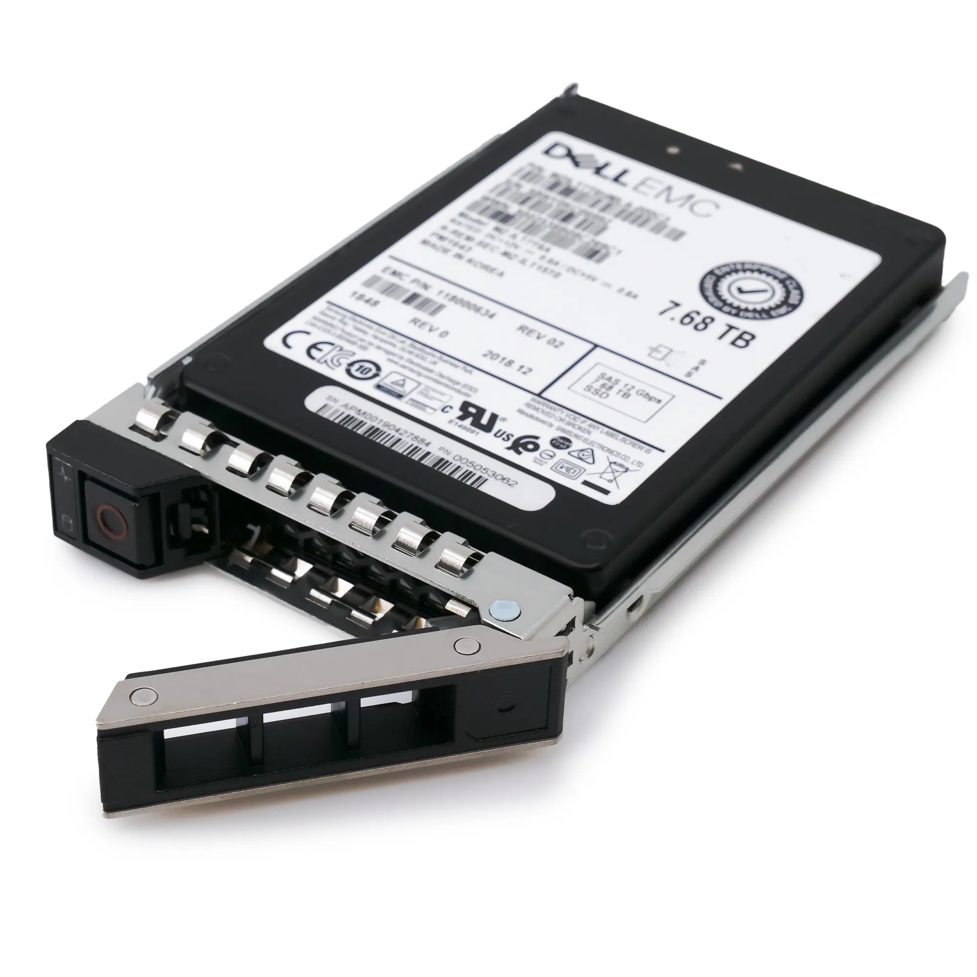 Dell EMC 118000634 G14 7.68TB SAS 12Gb/s 512e 1DWPD 2.5in Recertified Solid State Drive