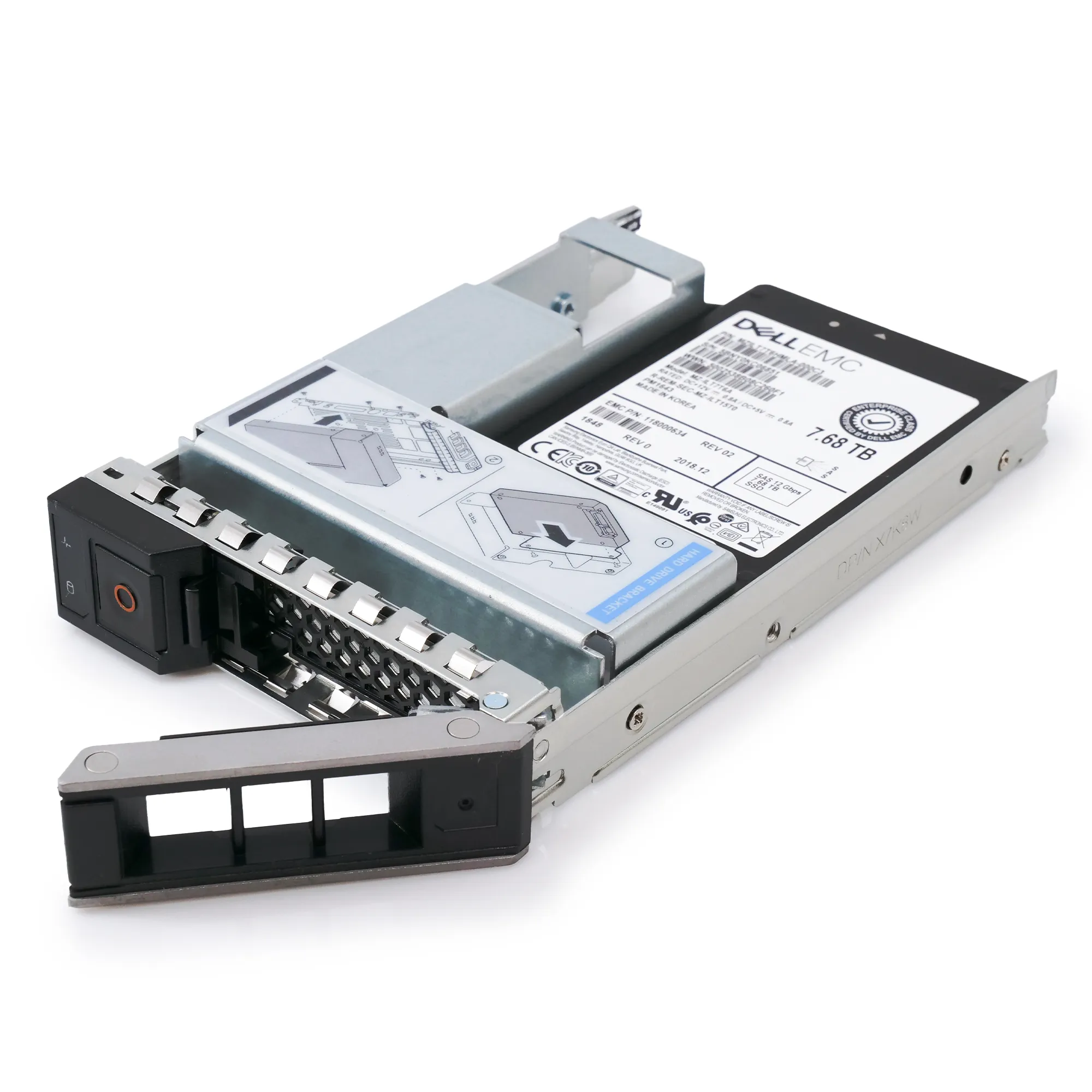 Dell EMC 118000634 G14 7.68TB SAS 12Gb/s 512e 1DWPD 3.5in Solid State Drive