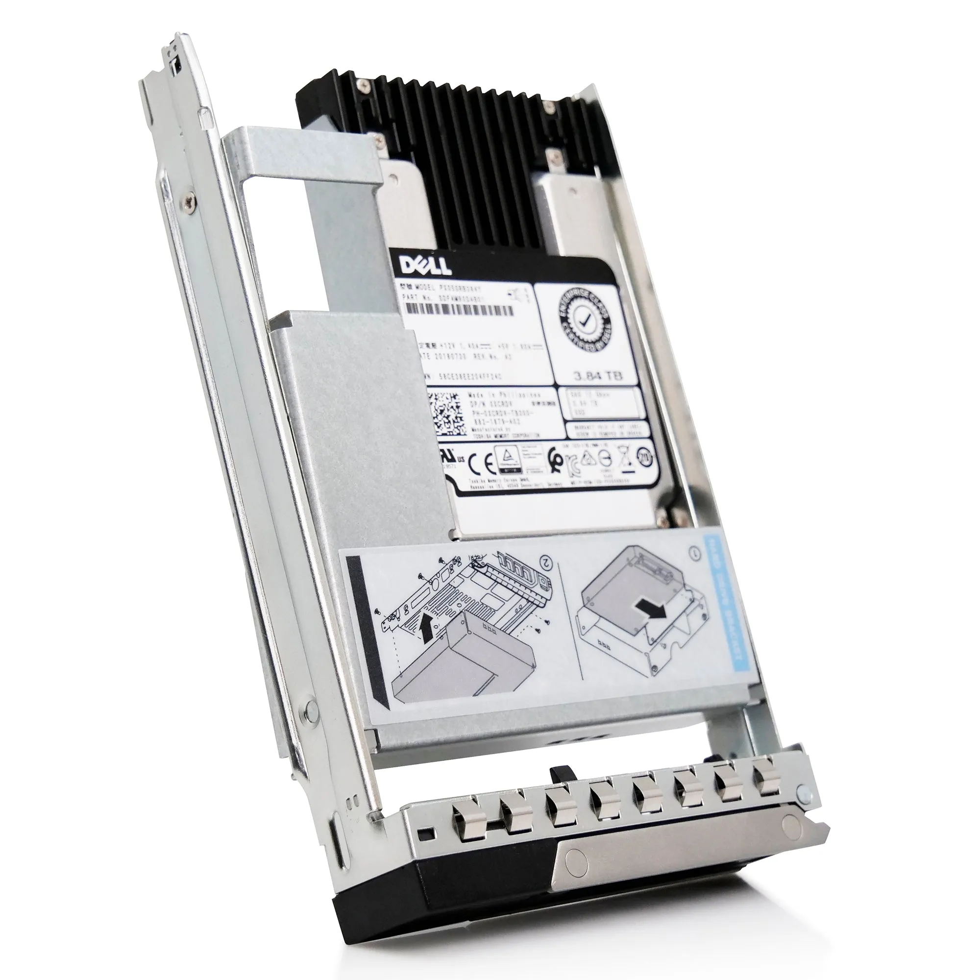 Dell G14 0XCRDV 3.84TB 1 DWPD SAS 12Gb/s MLC Hybrid 3.5in Refurbished SSD