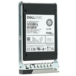 Dell G14 H8D5M MZWLR6T4HALA 6.4TB PCIe Gen 4.0 x4 8GB/s U.2 NVMe 3DWPD Mixed Use 2.5in Refurbished SSD