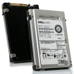 Dell/Kioxia PM5-R KPM5XRUG7T68 7.68TB SAS 12Gb/s 2.5in Recertified Solid State Drive