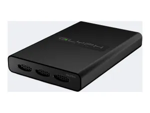 Glyph Blackbox - Hard drive - 1 TB - external (portable) - USB 3.0 / USB 2.0 BB1000