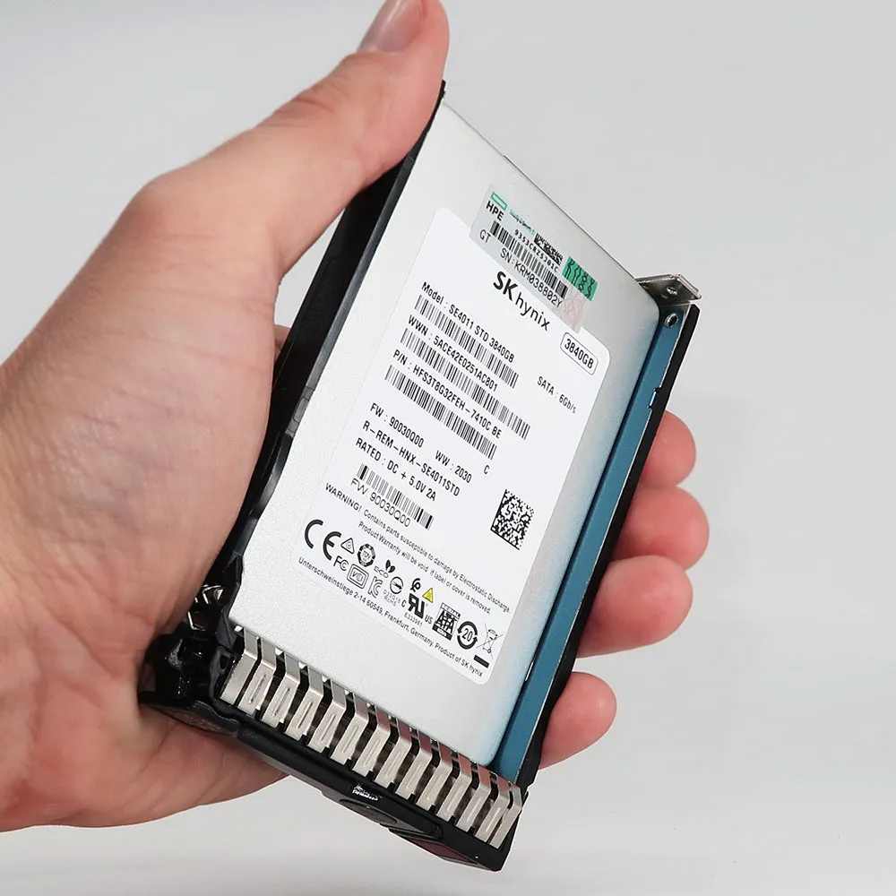 HPE Generation 8 HFS3T8G32FEH-7410C 3.84TB SATA 6Gb/s 3D TLC 2.5in Solid State Drive