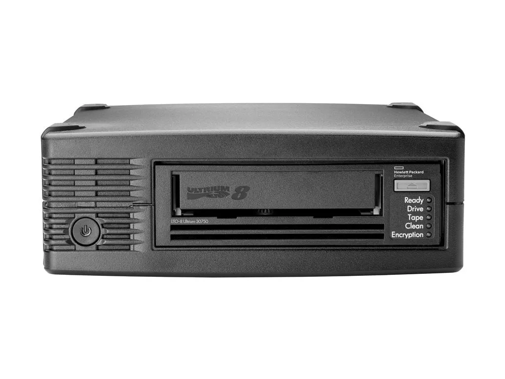HPE StoreEver LTO-8 Ultrium 30750 - Tape drive - LTO Ultrium (12 TB / 30 TB) - Ultrium 8 - SAS-2 - external - encryption BC023A#AKY