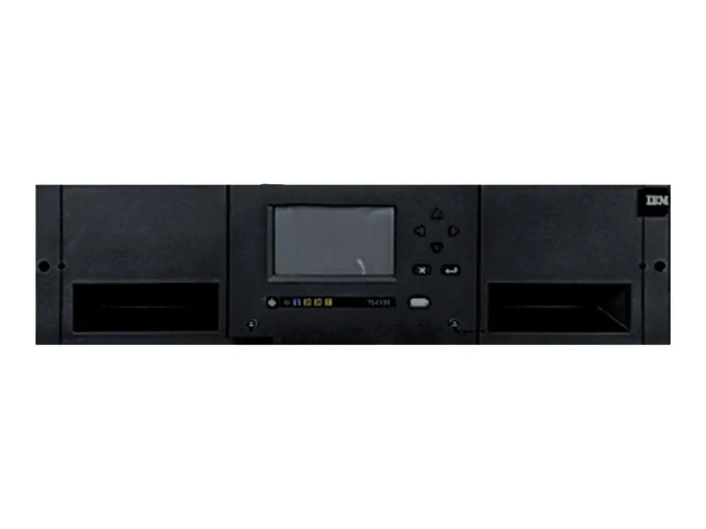 IBM TS4300 6741-L1U - Tape library - 480 TB - slots: 40 - no tape drives - max drives: 3 - external - 3U 6741A1F