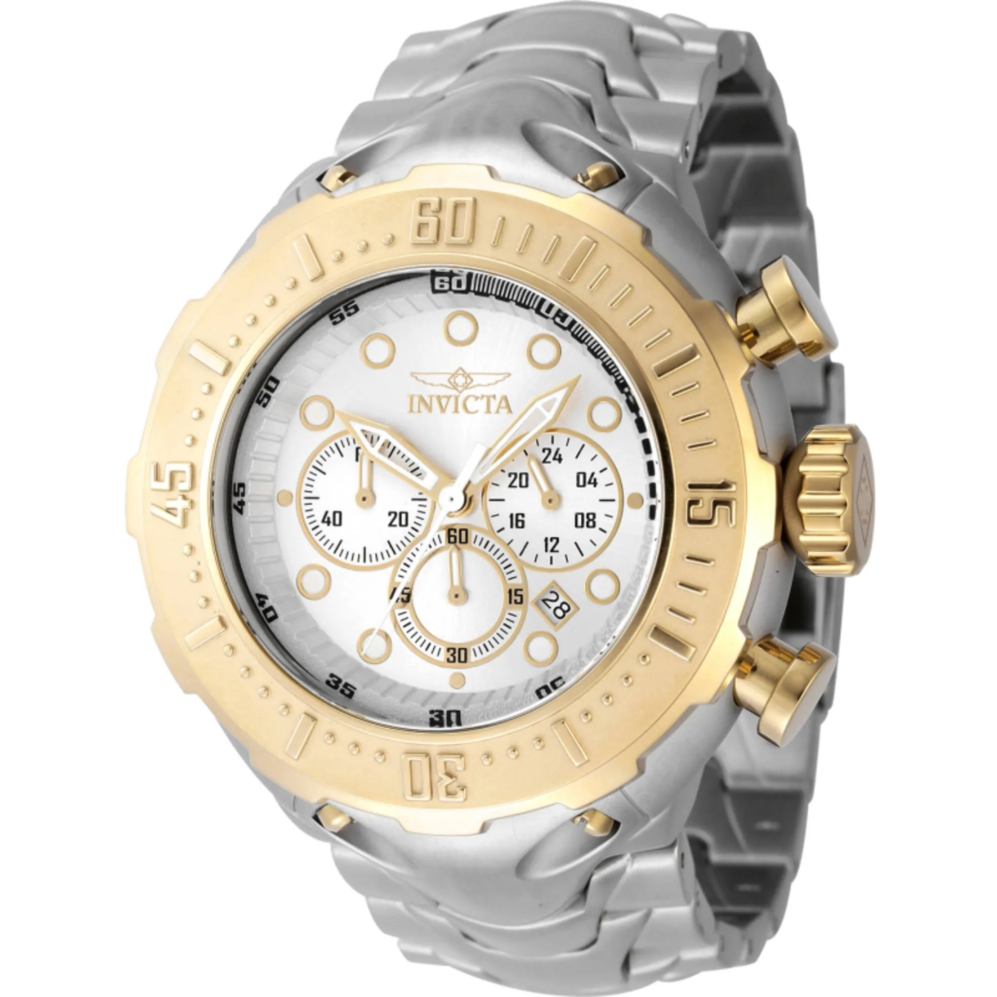 Invicta Men's Watch - Bolt Thunderbolt Quartz Chronograph Antique Silver Dial | 46545