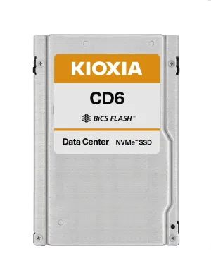 Kioxia CD6 KCD61LUL3T84 3.84TB PCIe Gen 4.0 x4 8GB/s 2.5" Read Intensive Solid State Drive