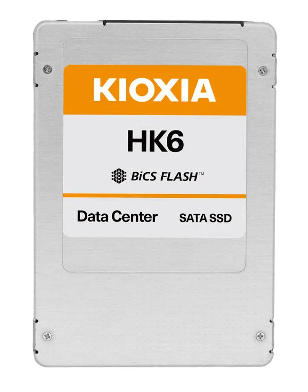 Kioxia HK6 KHK61RSE3T84 3.84TB SATA 6Gb/s 2.5" Read Intensive Solid State Drive