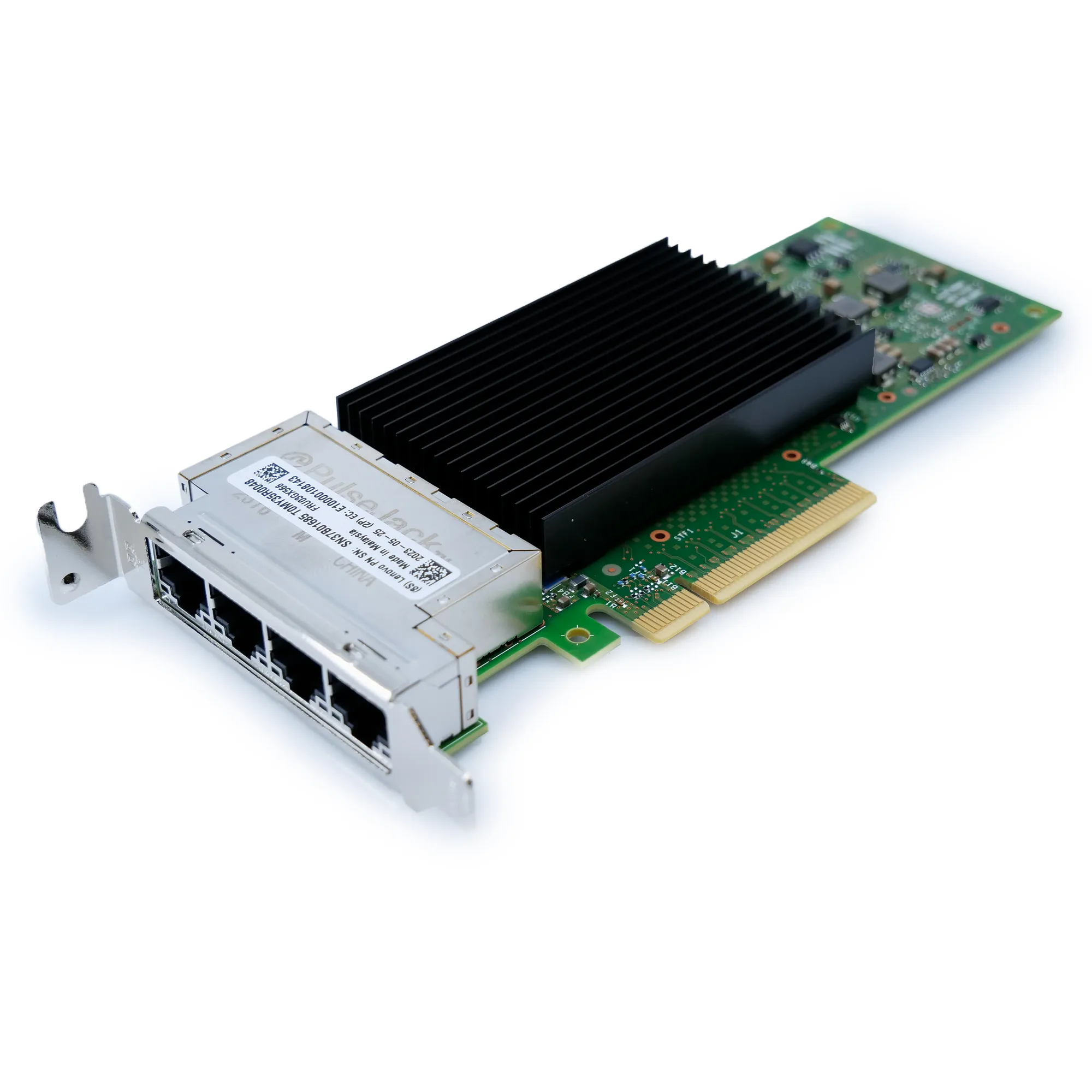 Lenovo 10Gb Network Interface Card (NIC) Intel X710-T4L PCIe Gen 3.0 x8 4GB/s Half Height Refurbished