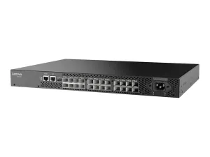 Lenovo ThinkSystem DB610S - Switch - managed - 8 x 32Gb Fibre Channel SFP  - desktop, rack-mountable - with 8 x 32 Gbps SWL SFP  7D8PA002WW