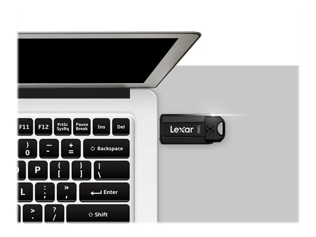 Lexar JumpDrive S80 - USB flash drive - 256 GB - USB 3.1 - black LJDS080256G-BNBNU