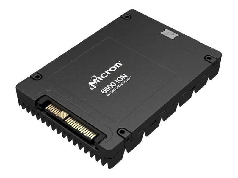 Micron 6500 ION - SSD - Read Intensive - encrypted - 30.72 TB - hot-swap - 2.5 - U.3 PCIe 4.0 x4 (NVMe) - TCG Opal Encryption 4XB7A91176