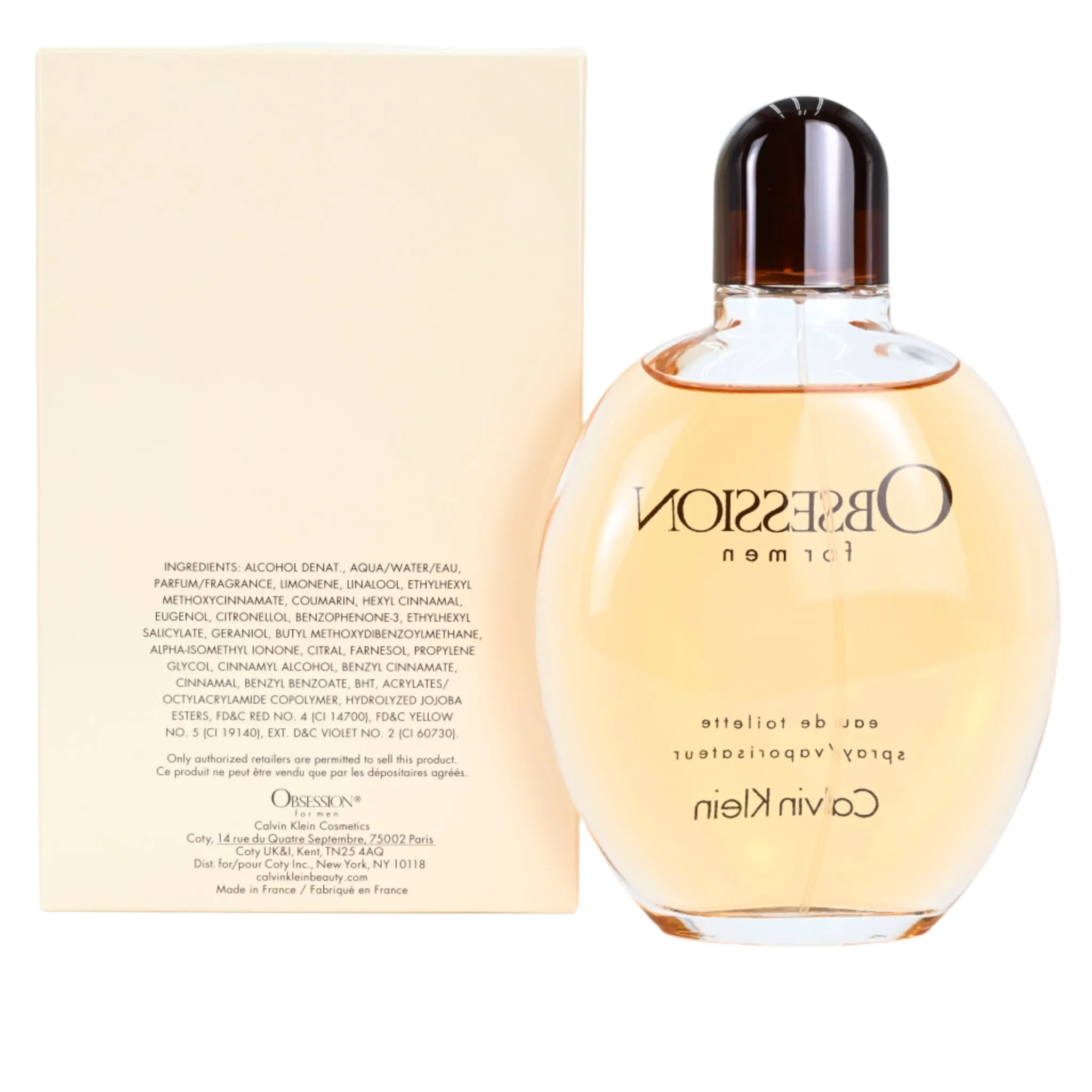 OBSESSION by Calvin Klein 6.7 oz 6.8 edt men Cologne New in Box - 6.7 oz / 200 ml