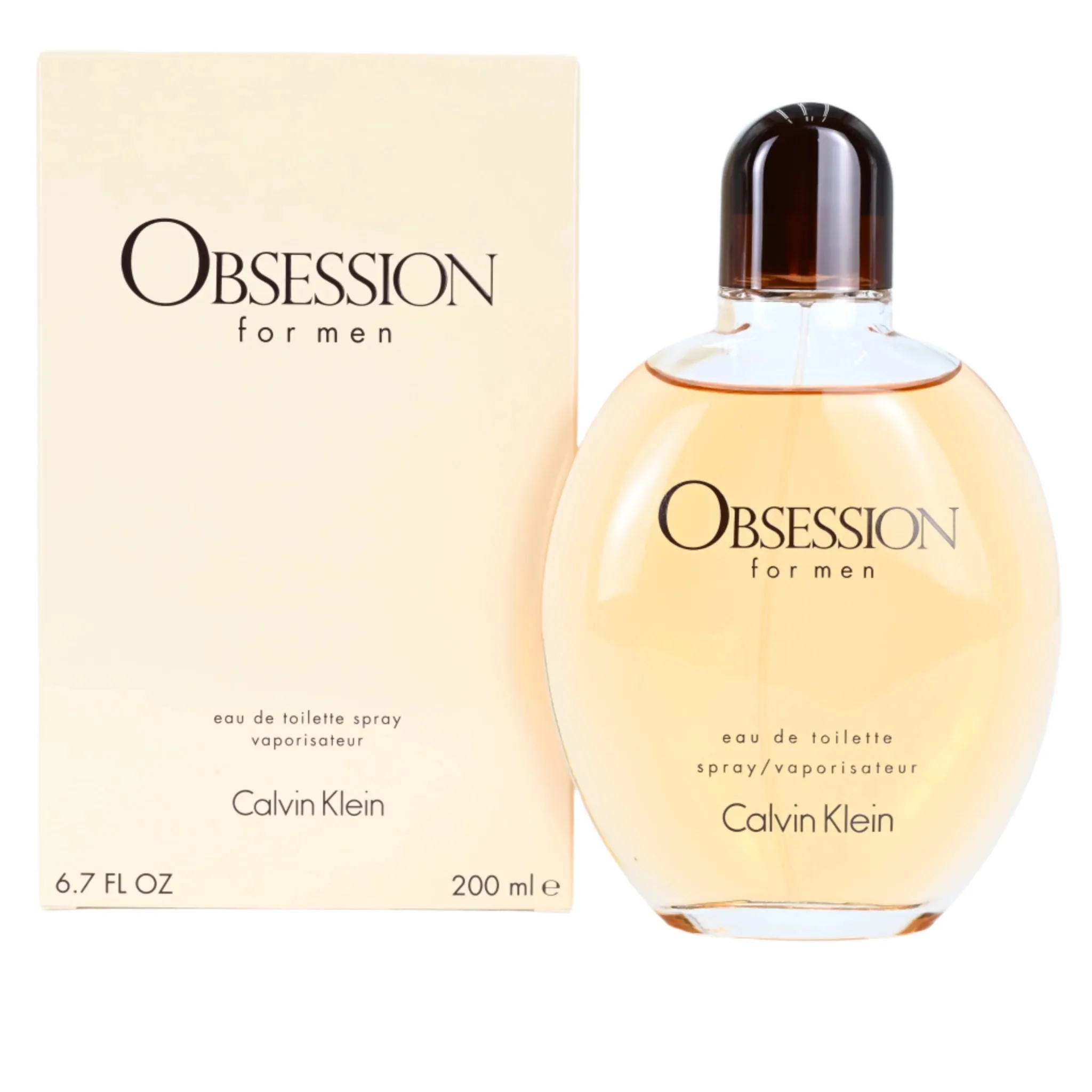 OBSESSION by Calvin Klein 6.7 oz 6.8 edt men Cologne New in Box - 6.7 oz / 200 ml