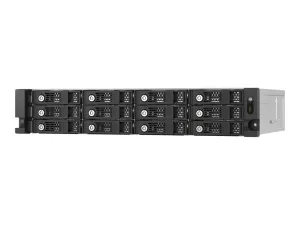 QNAP TL-R1200PES-RP - Hard drive array - 12 bays (SATA-600 / SAS-3) - SAS 12Gb/s (external) - rack-mountable - 2U TL-R1200PES-RP-US