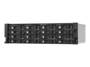 QNAP TL-R1600PES-RP - Hard drive array - 16 bays (SATA-600 / SAS-3) - SAS 12Gb/s (external) - rack-mountable - 3U TL-R1600PES-RP-US