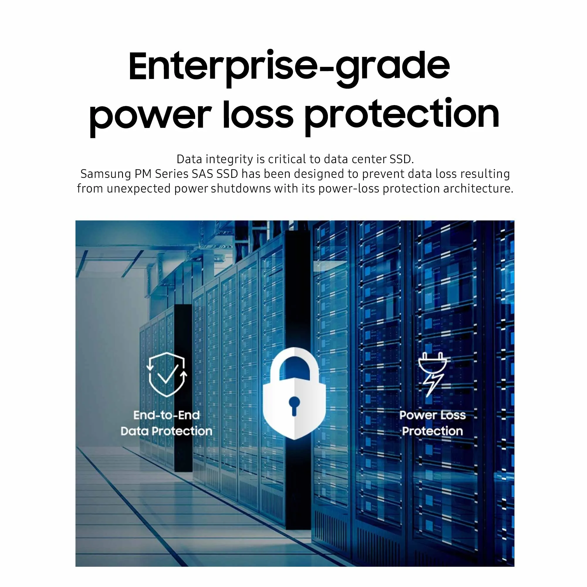 Samsung PM1643 MZILT15THMLA MZ-ILT15T0 15.36TB SAS 12Gb/s 2.5" AES 256-bit Solid State Drive