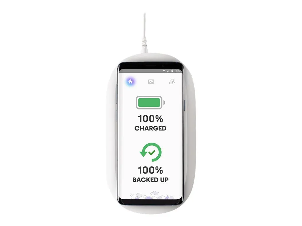 SanDisk iXpand Wireless Charger - USB flash drive with built-in charger - 256 GB SDIZ90N-256G-AN4LE