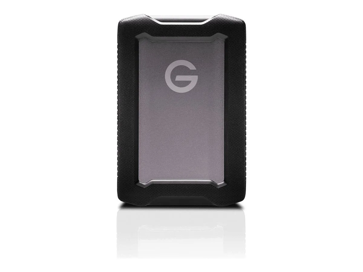 SanDisk Professional G-Drive ArmorATD - Hard drive - 2 TB - external (portable) - 2.5 - USB 3.2 Gen 1 (USB-C connector)" SDPH81G-002T-GBA1D
