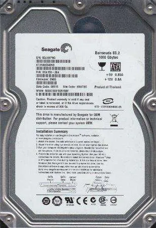 Seagate Barracuda 9CA158304 1TB 7.2K RPM SATA 3Gb/s 32MB 3.5" Hard Drive