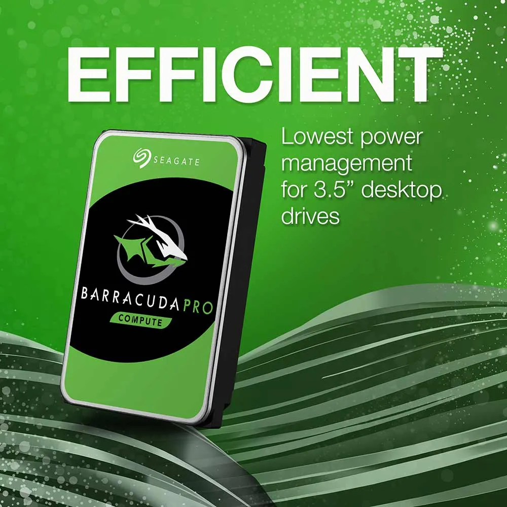 Seagate BarraCuda Pro ST8000DM0004 8TB 7.2K RPM SATA 6Gb/s 512e 3.5in Refurbished HDD