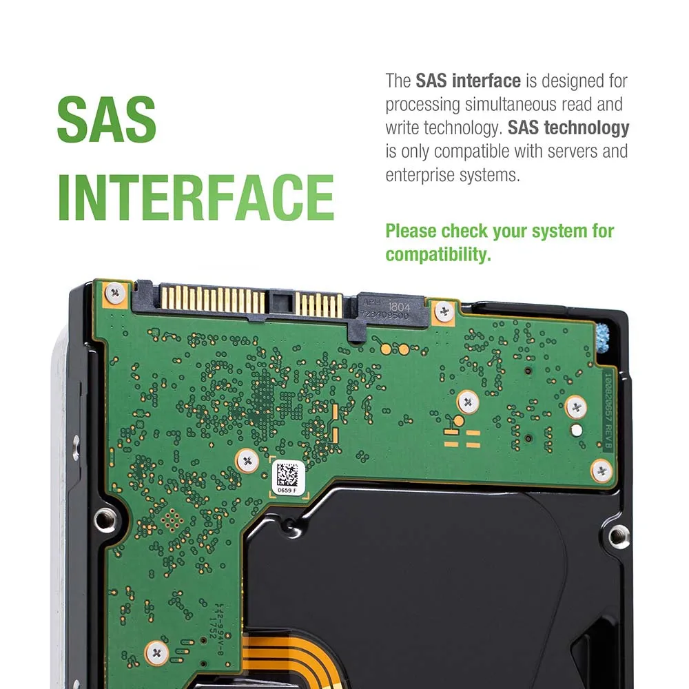 Seagate Exos 7e8 ST4000NM005A 4TB 7.2K RPM SAS 12Gb/s 512e 3.5in Recertified Hard Drive