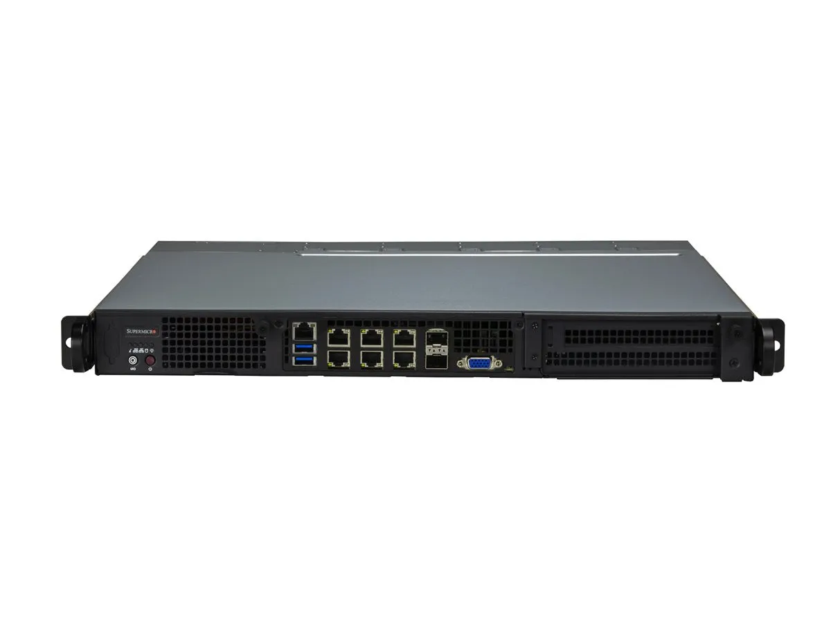 Supermicro SuperServer 110D-20C-FRDN8TP - Server - rack-mountable 1U - 1 x Xeon D-2796NT / up to 3.1 GHz - RAM 0 GB - no HDD SYS-110D-20C-FRDN8TP