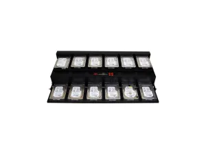 Systor 1 to 11 Flatbed SATA SSD HDD Duplicator & Sanitizer - 36GB/Min - Copy & Erase 3.5" & 2.5" Hard Disk & Solid State Drive 600MB/Sec (SYS11-SSD-SATA3)