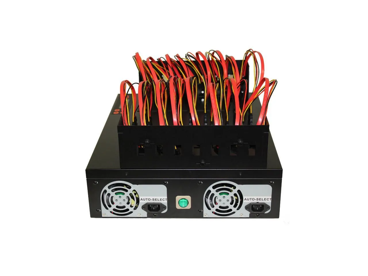 Systor 1 to 15 Flatbed SATA SSD HDD Duplicator & Sanitizer - 36GB/Min - Copy & Erase 3.5" & 2.5" Hard Disk & Solid State Drive 600MB/Sec (SYS15-SSD-SATA3)