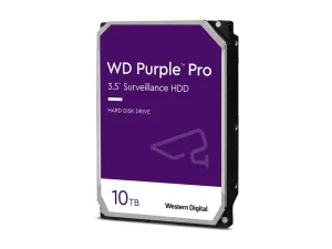 WD Purple Pro WD102PURP - Hard drive - 10 TB - internal - 3.5 - SATA 6Gb/s - 7200 rpm - buffer: 512 MB"