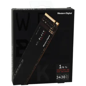 Western Digital Black SN750 WDS100T3X0C 1TB PCIe Gen 3.0 x4 M.2 2280 Solid State Drive