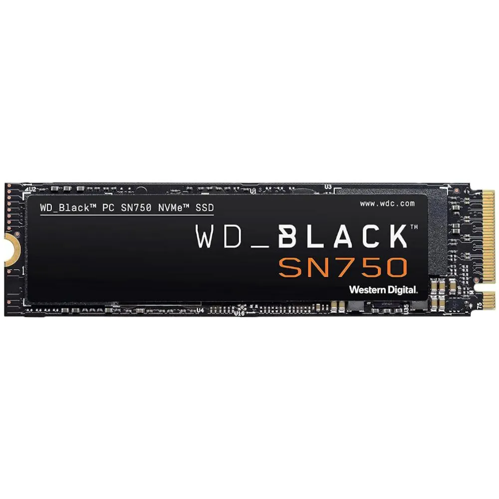 Western Digital Black SN750 WDS100T3X0C 1TB PCIe Gen 3.0 x4 M.2 2280 Solid State Drive