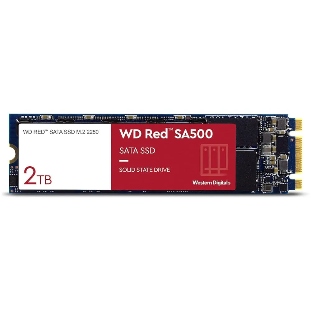 Western Digital Red SA500 WDS200T1R0B 2TB SATA 6Gb/s M.2 2280 Recertified Solid State Drive