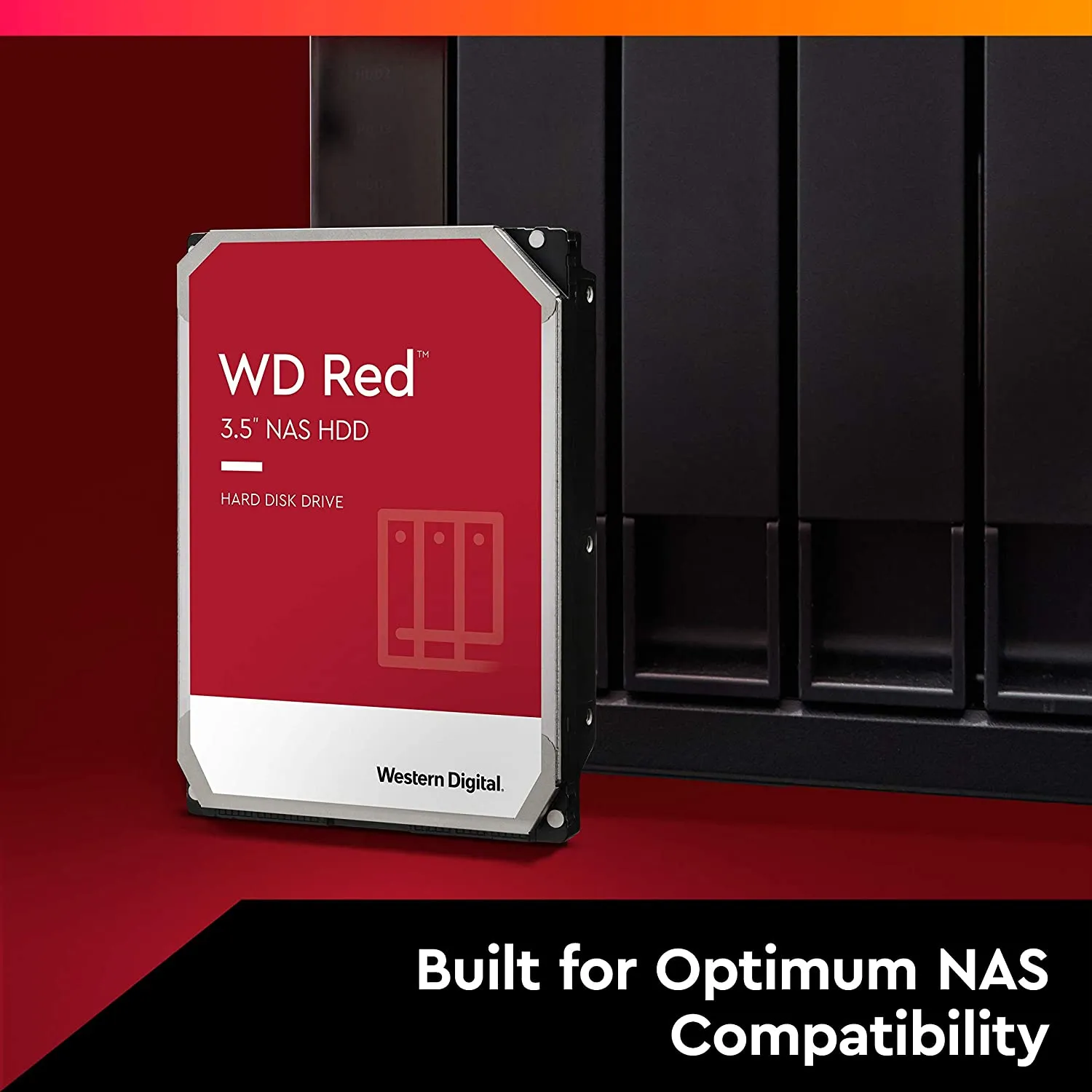 Western Digital Red WD20EFRX 2TB 5.4K RPM SATA 6Gb/s 3.5" NAS Hard Drive