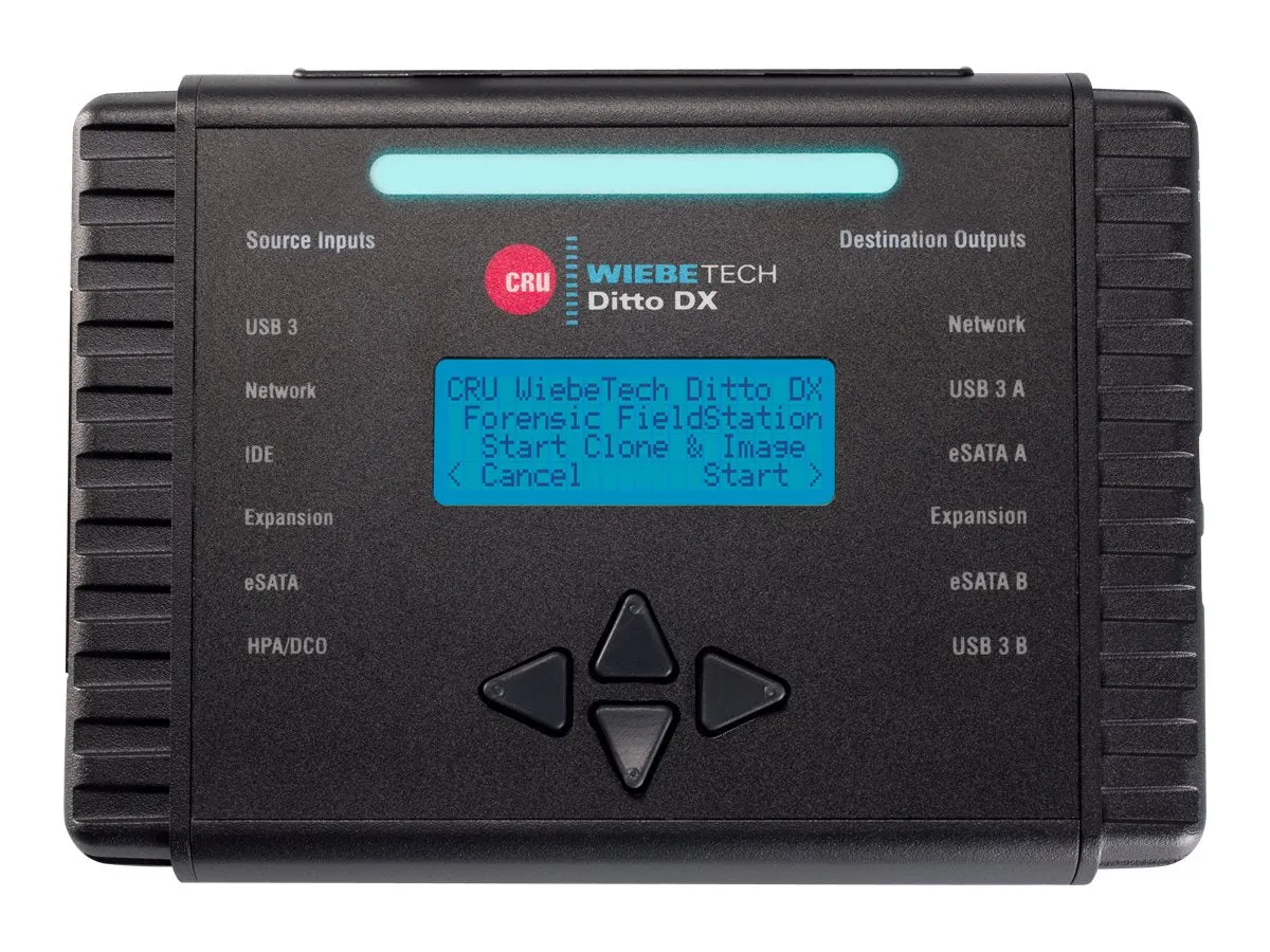 WiebeTech Ditto DX Forensic FieldStation - Hard drive / USB drive duplicator (IDE / Serial ATA / USB 3.0 / Ethernet) - with Pelican 31710-3409-0061