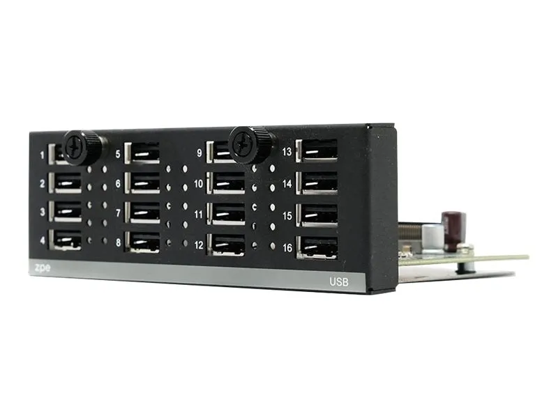ZPE - Expansion module - USB x 16 - for P/N: M2-CELL-A, M2-S064, M2-S128, NSR-COVER, NSR-DISK-EXPN, NSR-FAN-IN, NSR-FAN-OUT NSR-16USB-EXPN